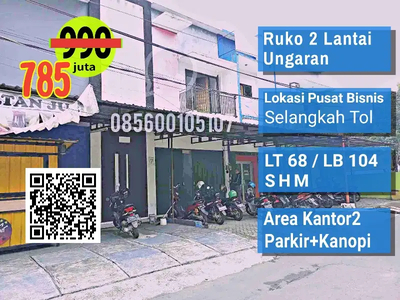 Dijual Ruko Super Strategis Pusat Kota Ungaran