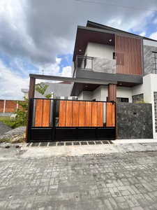 rumah baru cantik minimalis modern di Gito Gati jalan palagan Jogja