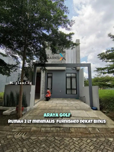 RUMAH BARU FULL FURNISHED LENGKAP, TINGGAL MASUK DEKAT BINUS ARAYA