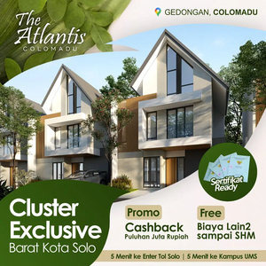 (RUMAH ELITE 2 LANTAI SCANDINAVIAN COLOMADU SHM KPR OK)