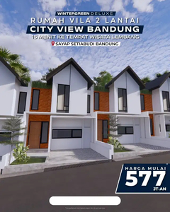 Rumah Minimalis 3 Kamar Tidur dekat UPI Setiabudi Bandung City View