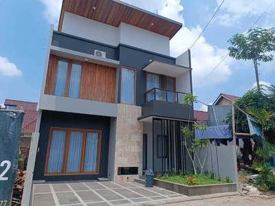 Rumah Modern 2 Lantai di Jl Damai Ngaglik SLeman Free Biaya Pajak