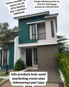 Rumah murah 2 pantai DP diangsur