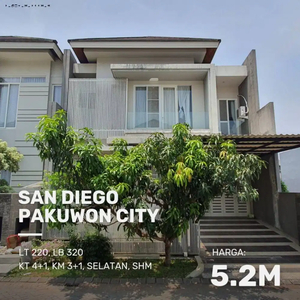 Rumah San Diego Pakuwon City NEW, MINIMALIS, SIAP HUNI, FURNISH D6k6