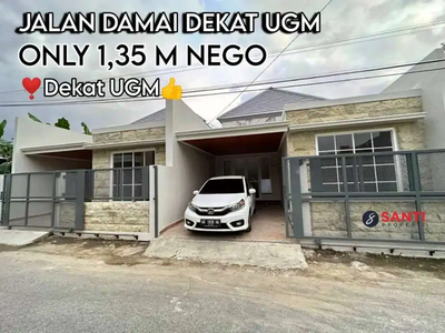 Rumah Siap Huni Dekat UGM Yogyakarta Jalan Damai