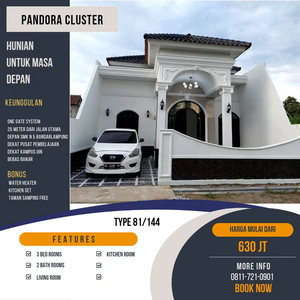Rumah Siap Huni Pandora Cluster Sukabumi Bandarlampung