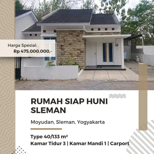 Rumah Siap Huni Sleman Free SHM DP Mulai 10 Juta