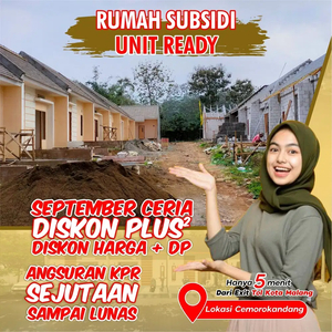 Rumah Subsidi Mantab Siap Huni Promo Cuci Gudang