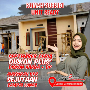 Rumah Subsidi Terbesar Selangkah Dari Kota Malang