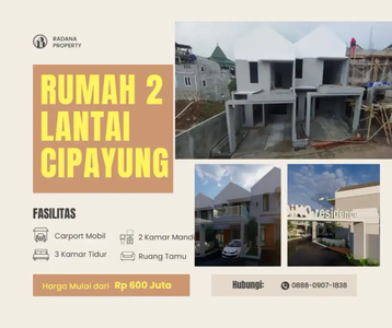 Rumah Termurah 2 Lantai Cipayung Munjul Jakarta Timur