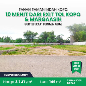 Tanah Bandung 10 menit dari Gerbang Tol Margaasih Kopo SHM