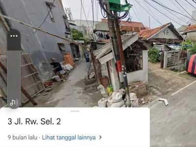 Tanah Kavling Siap Bangun di Rawa Selatan Johar Baru Jakarta Pusat