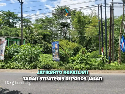 Tanah Murah di Poros Jalan propinsi di Jatikerto Kepanjen Malang