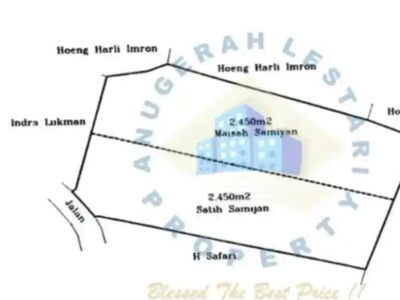 Tanah Zona Industri 4.979 m di Jl Raya DKI Ciangir. Legok, Tangerang