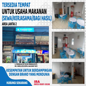 Tersedia Tempat Untuk Usaha Makanan di Lt.2, Sewa/Kerjasama/Bagi Hasil