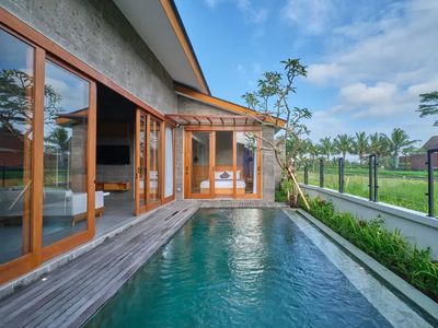 Villa Lantai 1 Dengan Full View Sawah Area Lodtunduh