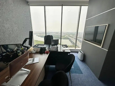 DIJUAL CEPAT UNIT OFFICE TOWER GOLD COAST PIK FURNISHED SIAP PAKAI