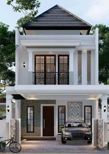 Rumah Hunian Modern 2 Lantai Dg Konsep Bali Di Larangan Tangerang