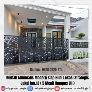 Rumah Siap Huni Minimalis Modern Strategis Dekat Kampus Uii Jakal