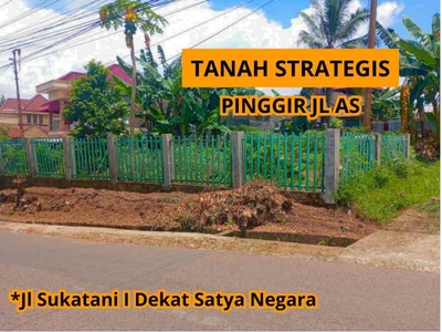 Tanah Strategi Pinggir Jl Palembang