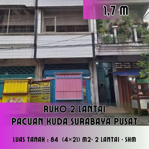 1M-an Pusat Kota Surabaya ‼️ Ruko 2 Lantai Pacuan Kuda dekat Tidar