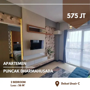 2 BR • 56 m² Baru Gress Apartemen Puncak Dharmahusada