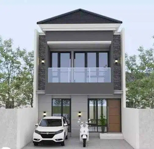 A41 Jual Rumah Baru Modern Murah di Komplek Greenville Tanjung Duren
