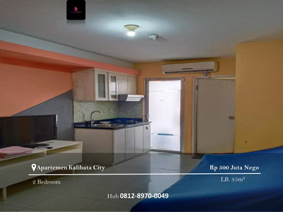 Apartement Kalibata City Green Palace 2BR Full Furnished Lantai Sedang