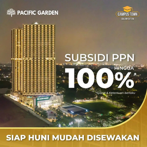 Apartmnet pacific garden Selangkah ke campus Binus,Sgu dan UBM