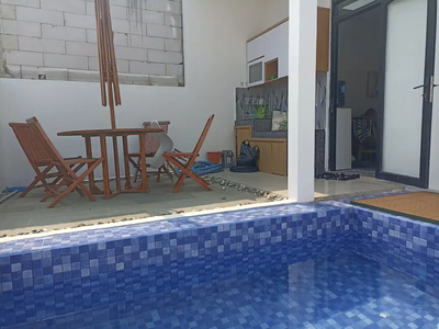 Cocok Rumah nuansa villa 2lt dng mini pool di bandung barat