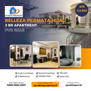 Dijual 3 BR Apartemen Belezza Permata Hijau Jakarta Selatan