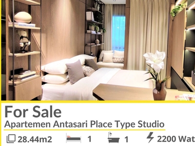 Dijual Apartemen Mewah Antasari Place type Studio 28.44m2
