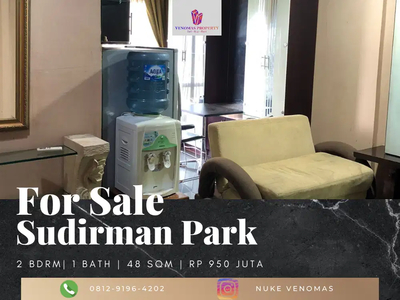 Dijual Apartement Sudirman Park 2 BR Full Furnished Lantai Rendah