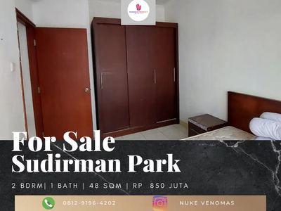Dijual Apartement Sudirman Park 2BR Full Furnished View Utara