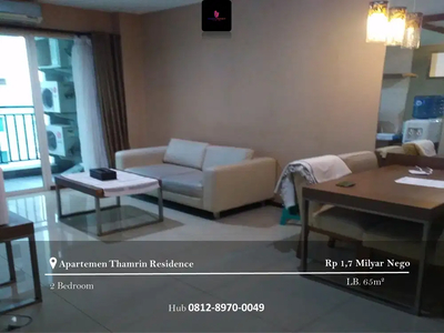 Dijual Apartement Thamrin Residence 2BR Full Furnished