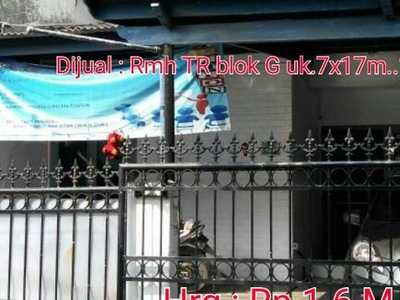 Dijual DIJUAL HARGA MIRING RUMAH TAMAN RATU UK. 7X17 ( IDR. 1.6 M