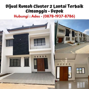 Dijual Rumah Cluster 2 Lantai Terbaik di Cimanggis - Depok