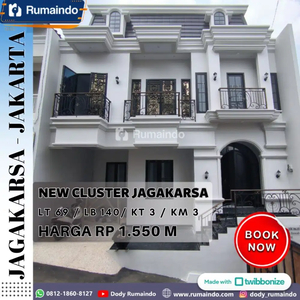 Dijual Rumah Cluster American Classic di Jagakarsa Jakarta Selatan