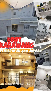 Investasi Rumah Kost Karawang 24 Kamar (Full Furnish) Karawang