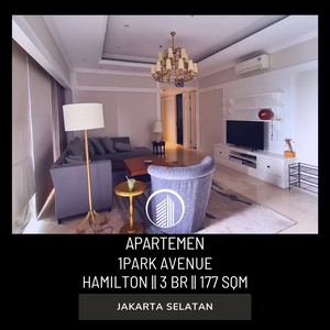 Jual Cepat Apartment 1Park Avenue Tower Hamilton 3BR High Floor