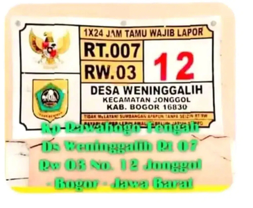 Jual cepet bu rumah kampung dijonggol