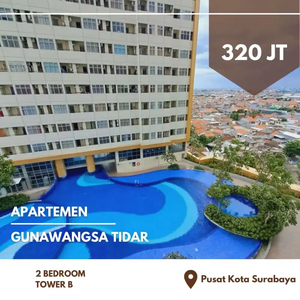 Obral ‼️Apartemen Gunawangsa Tidar 2 BR tengah kota surabaya