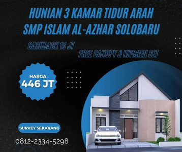 PROMO RUMAH DI BAKI HUNIAN ASRI DEKAT RS INDRIATI SOLO BARU SUKOHARJO