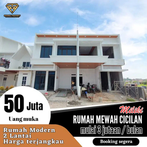 Rumah 2 Lantai harga terjangkau dekat Kota Bandar Lampung