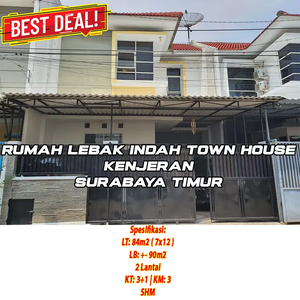 Rumah Minimalis Apik Cantik SHM Lebak Town House dkt Kenjeran Surabaya