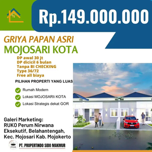 Rumah Siap Bangun di MOJOSARI harga Promo Khusus