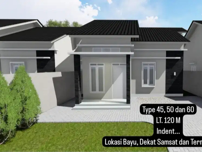 Rumah Type 45, 50 dan 60 (Indent)