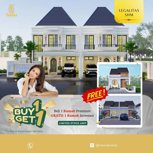 Segera Miliki Rumah Mewah 1 Rumah Gratis 1 Rumah Investasi