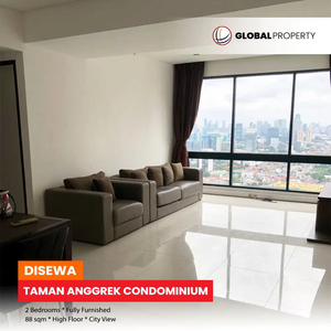 Taman Anggrek Condominium Termurah, Fully Furnished 2 Bed, City View