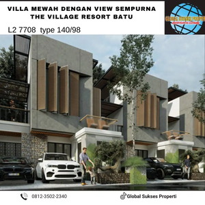 Villa Modern Super Murah Strategis di Village Resort Kota Batu